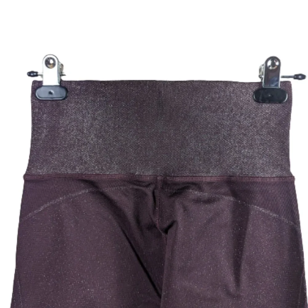 Athleta Burgundy Twilight Tight High Rise Leggings | Size XS - Picture 5 of 9